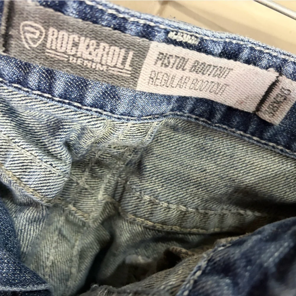 Rock and Roll Cowboy Relaxed Fit Pistol Straight Bootcut Jeans